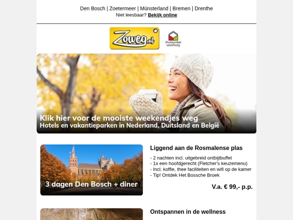 TEST: 3 dagen Drenthe + diner v.a. 85,-