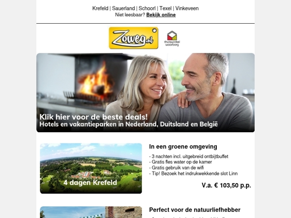 3 dagen Sauerland Halfpension v.a. 99,-