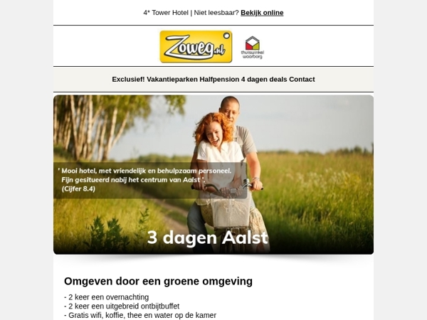 4 dagen aan de Duitse Rijn nu 96,-